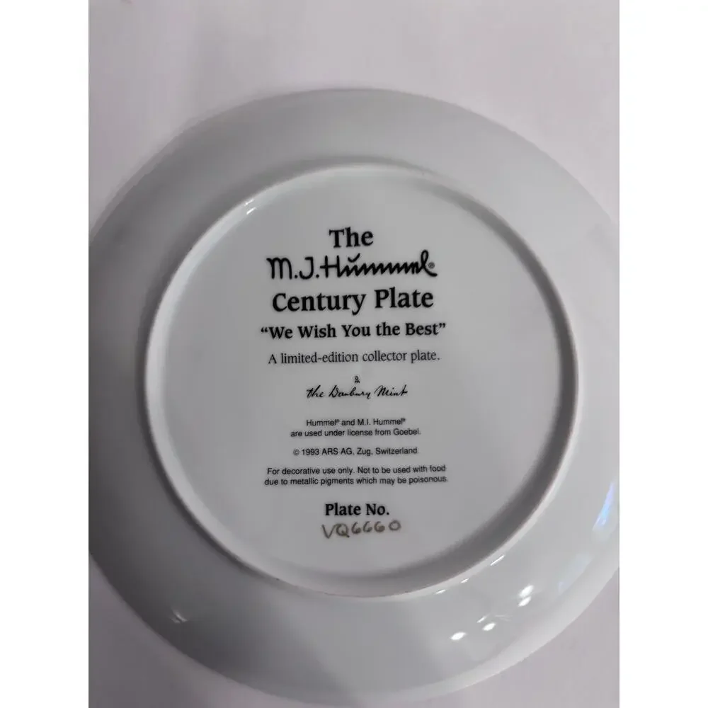MJ Hummel Century Plate
